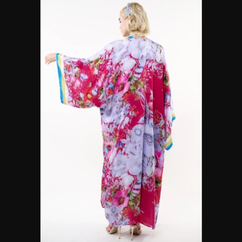 Aratta STARLETTA MAXI KIMONO one size NWT - Picture 3 of 4